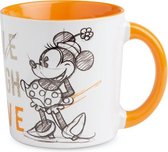 Disney Egan Mug Minnie Mouse Live Laugh Love Oranje 9,5 cm