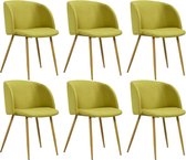 Eetkamerstoelen set 6 stuks  (Incl LW anti kras viltjes) - Eetkamer stoelen - Extra stoelen voor huiskamer - Dineerstoelen – Tafelstoelen