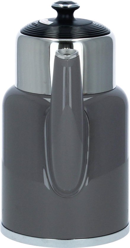 P L I N T | Antraciet | Nieuwste model retro, BPA vrije, waterkoker met variabele temperatuurinstelling en geïntegreerde warmhoudkan | *** Nu met drie jaar garantie!