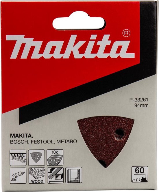 Makita Schuurvel 3-k K60 Red V. P-33261 - Makita