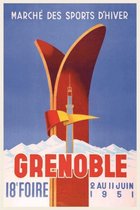 Wandbord - Ski Resort Grenoble - Frankrijk