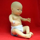 The Doll Factory Babypoppen Aziatisch Jongetje 52 cm