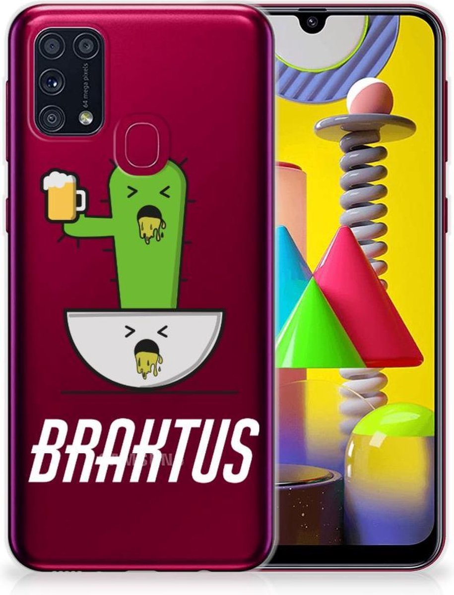 Samsung Galaxy M31 Telefoonhoesje met Naam Braktus