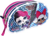 LOL Surprise - Etui met lichtjes - Roze/Blauw - 21x13x1cm