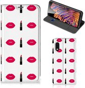 Beschermhoes Samsung Xcover Pro Telefoonhoesje Lipstick Kiss