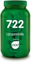 AOV 722 Lijnzaadolie (1.000 mg) - 90 tabletten - Vetzuren - Voedingssupplementen