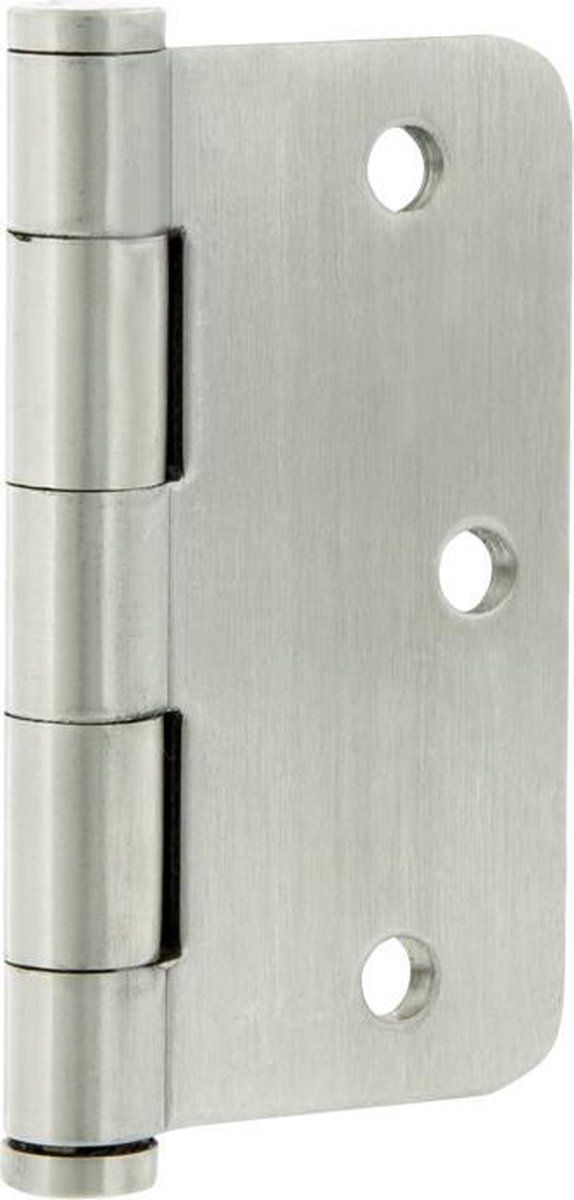 Starx Scharnier vierkant model, met losse pen, ronde hoeken, RVS 76 x 76 mm (3 stuks)