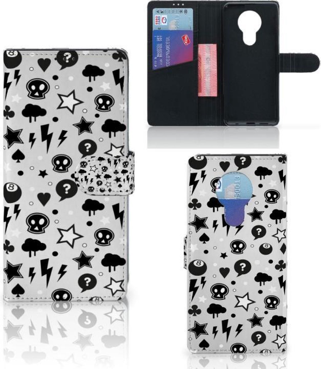 Telefoonhoesje met Naam Nokia 5.3 Silver Punk
