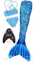 Zeemeermin staart los| Mermaid staart met bikiniset | Lollipop | maat 150 | Zonder monovin geleverd | Nieuw model 2024!