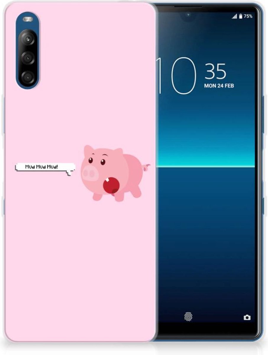 Sony Xperia L4 Telefoonhoesje met Naam Pig Mud