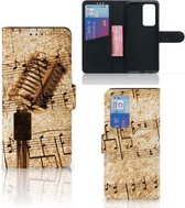 Portefeuille Huawei P40 Pro Étui de Bumper Folio pour Partition Musique