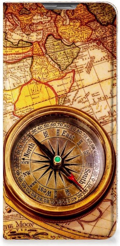 Magnet Case Samsung Galaxy A41 Smart Cover Case Compass