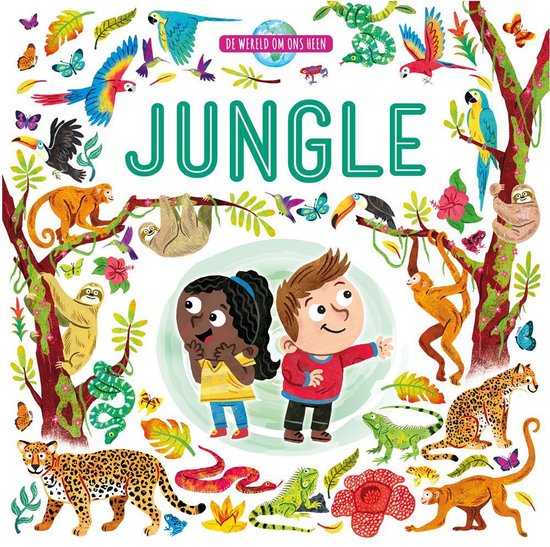 Afbeelding van het spel Kinderboeken Rebo Dieren - Wereld om ons heen Jungle karton