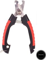 ElegaPet Professionele Nagelknipper S - Hond Rood Zwart - Dier - Nageltang Met Veiligheidsstop Nagelschaar