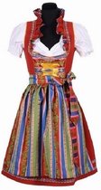 Trachten Dirndl ELENA bordeaux rood ( mt 36)