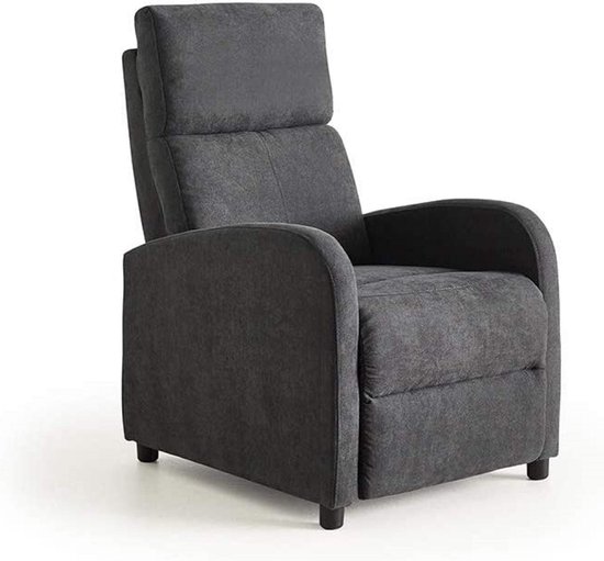 Plant&More - Luxe stoel - sofa - relaxstoel - fauteuil - Stof - Grijs |  bol.com