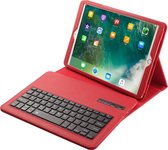 Apple iPad 10.2 2019 Bluetooth Keyboard Cover Met Penhouder - Rood