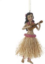 Hula Dancer Kersthanger - Roze