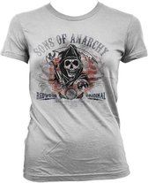 SONS OF ANARCHY - T-Shirt Distressed Flag - GIRL (S)