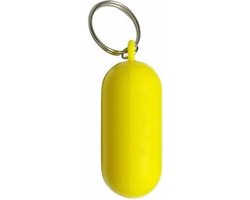 Drijvende sleutelhanger - Stootwil - Boot sleutelhanger - Drijvend - Sleuteldrijver - Geel - Varen - Zeilen - Watersport