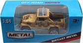 Lg-imports Jeep Off Road Jongens 13 Cm Die-cast Beige