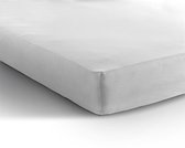 Comfortabele Jersey Eenpersoons Hoeslaken Wit | 80/90/100x200 | Zacht En Dichtgebreid | Rondom Elastiek