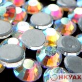 Strass steentjes DMC 5 A Hotfix  Crystal AB SS30 (+/- 6 mm)