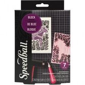 Speedball Black Printing Starter Kit - Hobby Pakket - Linosnede set voor beginners