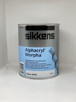 Alphacryl Morpha Hoogkwalitatieve niet opganzende matte binnenmuurverf - wit - 1L