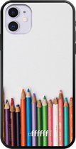 iPhone 11 Hoesje TPU Case - Pencils #ffffff