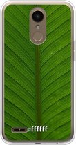 LG K10 (2018) Hoesje Transparant TPU Case - Unseen Green #ffffff