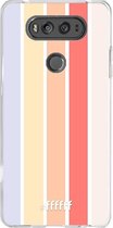 LG V20 Hoesje Transparant TPU Case - Vertical Pastel Party #ffffff