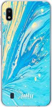 Samsung Galaxy A10 Hoesje Transparant TPU Case - Endless Azure #ffffff