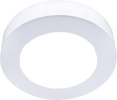 LED Downlight Slim Pro - Aigi Strilo - Opbouw Rond 6W - Helder/Koud Wit 6000K - Mat Wit - Kunststof - BES LED