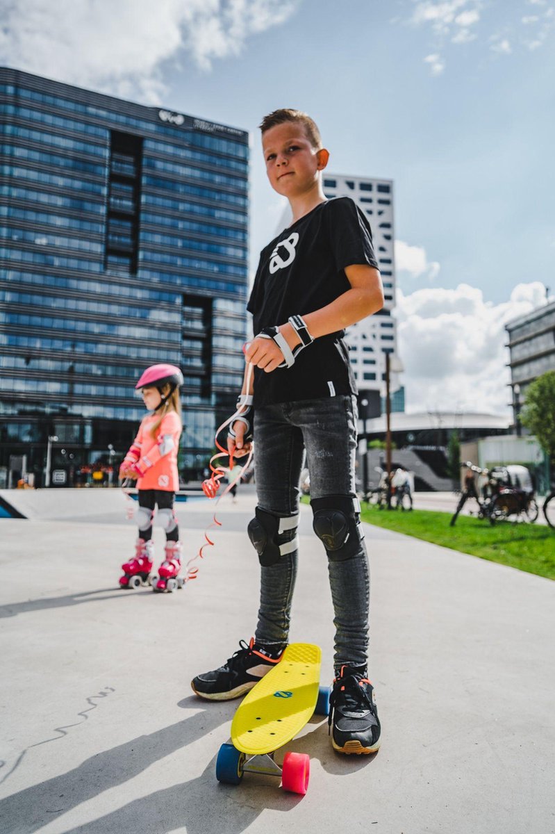 Nijdam FlipGrip Skateboard - Boulevard Trickster - Geel — afbeelding 4