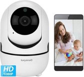 Luxyana® Babymonitor met Camera - HD Kwaliteit - Premium Beveiligde Baby Monitor - WiFi - Wit