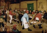 Pieter Bruegel de Oude, Boerenbruiloft, ca 1567-1568 op canvas, 30 X 45 CM