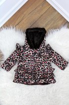 Babes & Binkies Jasje mini winter pink panter Kids Roze - Maat 62