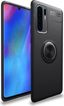Huawei P30 Pro Hoesje met Ring Kickstand Zwart