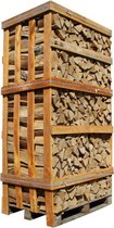 Grote Pallet Kist met Haardhout gedroogd 100% Essen/Ash Wood 1.8 m3 - 100%