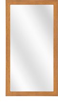 Spiegel met Vlakke Houten Lijst - Beuken - 50x150 cm