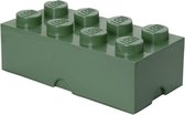 LEGO Brick 8 Opbergbox - Zand Groen - 12 L - 50x25x18 cm - Kunststof