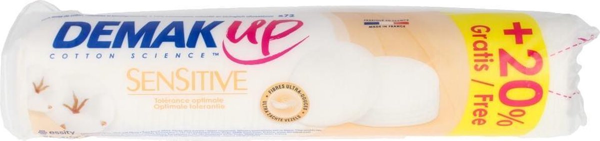 Make-up Remover Pads Demak Up 48021804 (72 uds)