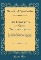 The University of North Carolina Record