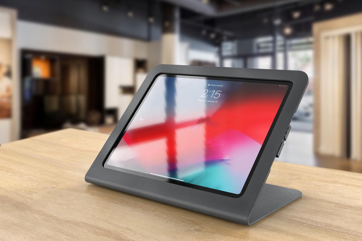 Heckler Design WindFall stand, tafelstandaard voor iPad Pro 12.9-inch (2018-2021) en iPad Air 13-inch, zwart
