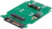Let op type!! mSATA mini PCI-E SSD harde schijf naar 2.5 inch SATA Converter Kaart