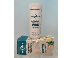 TSTCHECK Aquarium water test | 6 in 1 | 100 strips