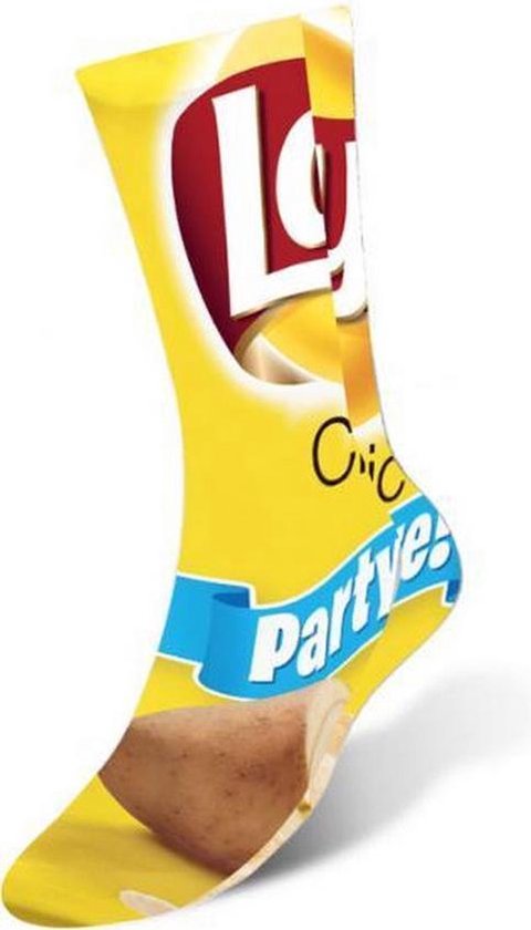 Fun Chaussettes Lays chips Jaune (30192) | bol.com
