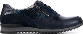 Waldlaufer Sneakers Dames - Lage sneakers / Damesschoenen - Leer - 370013     -  Blauw combi - Maat 37