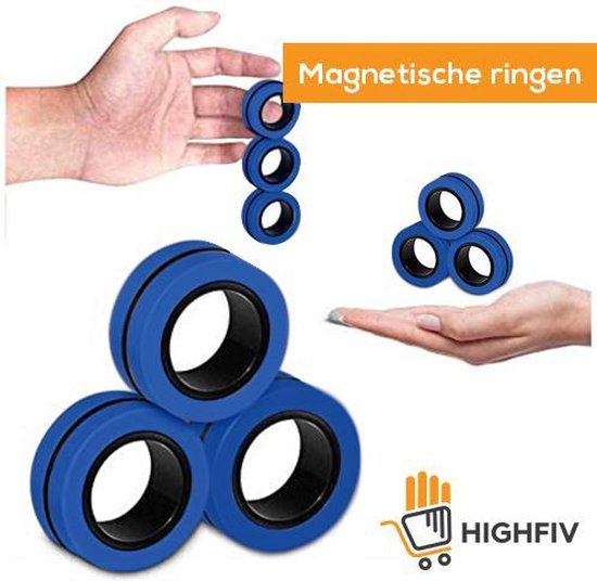 HighFiv® Fidget Ringen Fidget Spinner TikTok